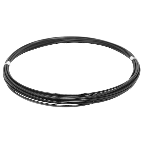 No. 12 Nylon Covered Cable Pin, Black Coating, 25' Spool 12 x11 x0.5